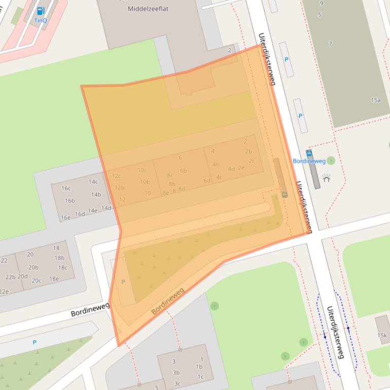 Kaart van postcodegebied 8931AP.