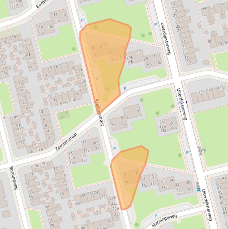 Kaart van postcodegebied 8931AV.