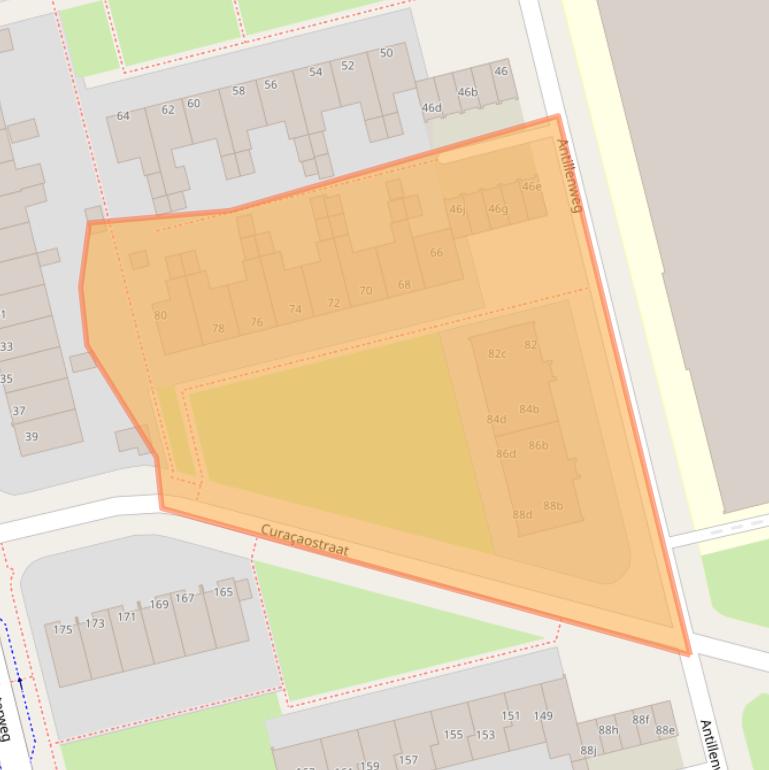 Kaart van postcodegebied 8931CA.