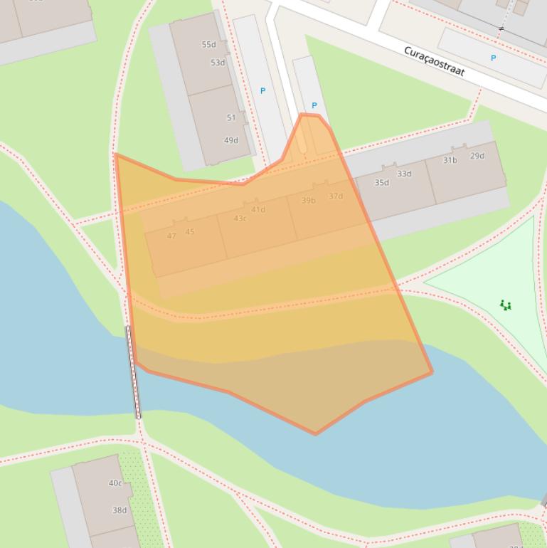 Kaart van postcodegebied 8931CH.