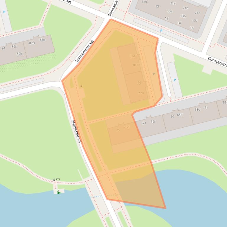 Kaart van postcodegebied 8931CL.