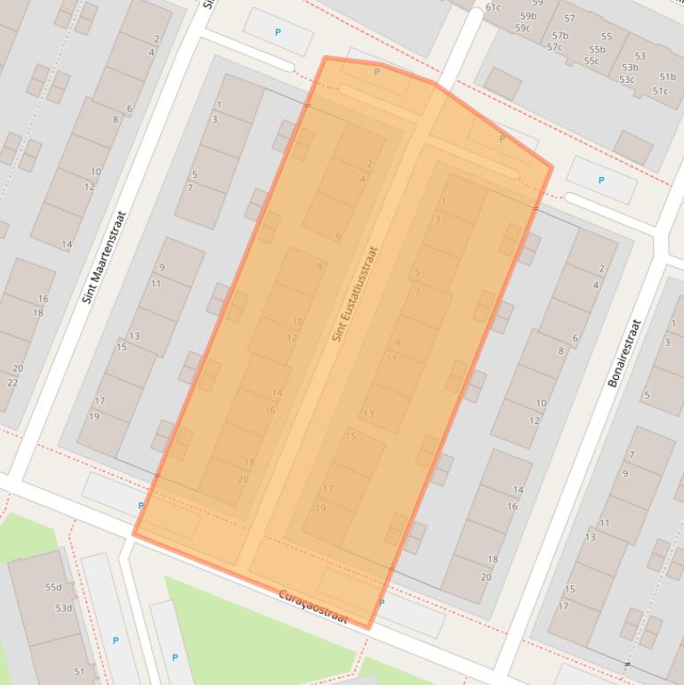 Kaart van postcodegebied 8931DC.