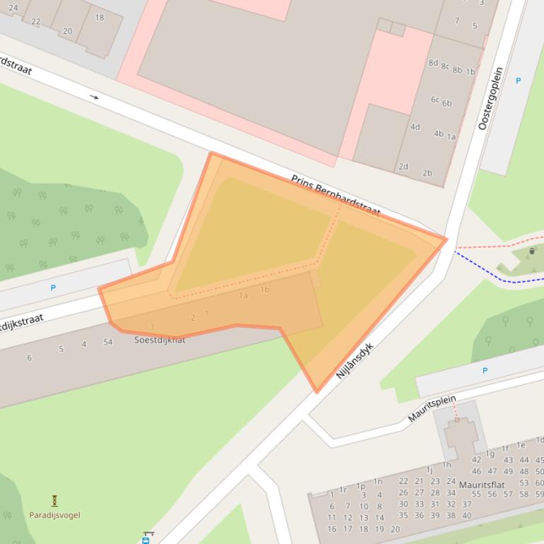 Kaart van postcodegebied 8931DP.