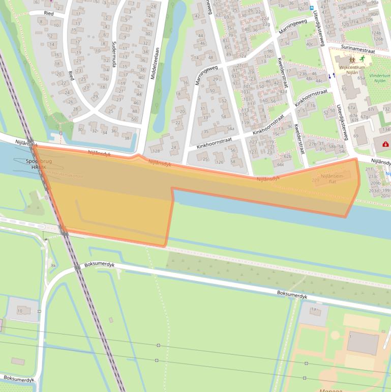 Kaart van postcodegebied 8931GJ.