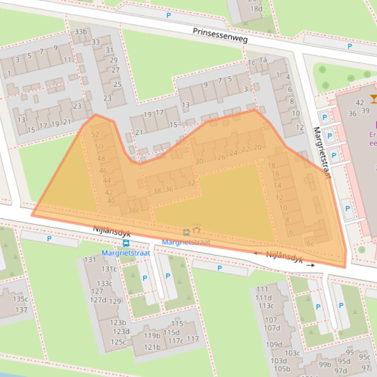 Kaart van postcodegebied 8931GL.