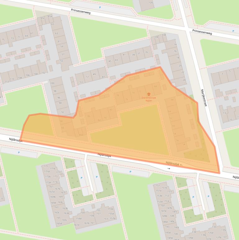 Kaart van postcodegebied 8931GM.