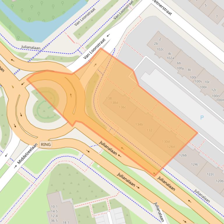 Kaart van postcodegebied 8932AL.
