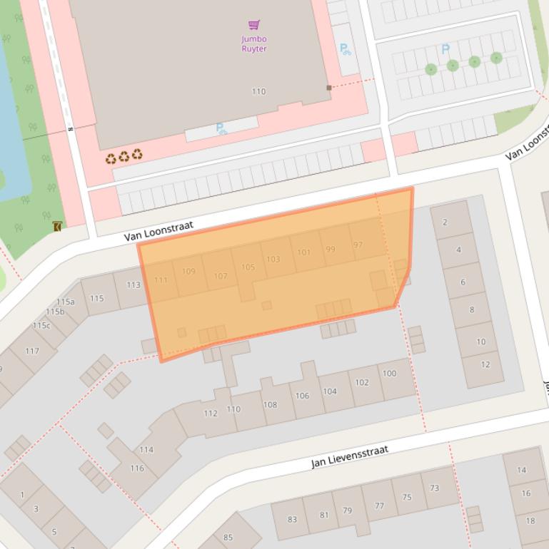 Kaart van postcodegebied 8932AR.