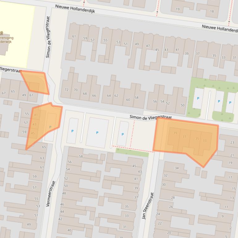 Kaart van postcodegebied 8932EM.