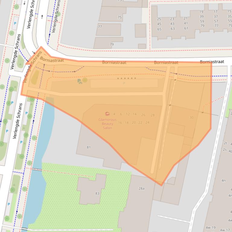 Kaart van postcodegebied 8932PE.