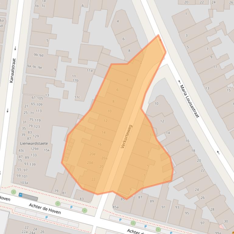 Kaart van postcodegebied 8933AM.