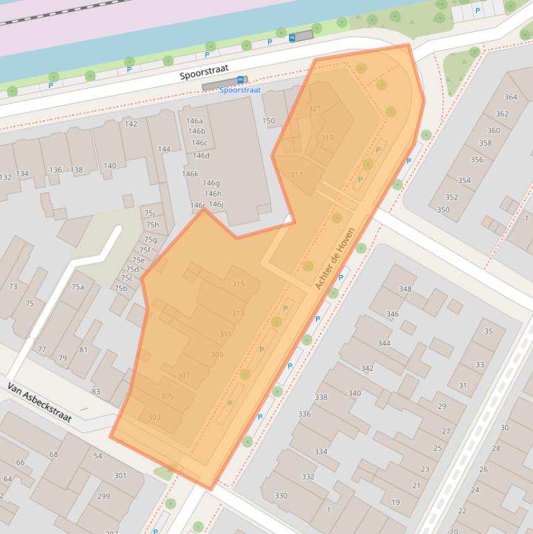 Kaart van postcodegebied 8933CP.