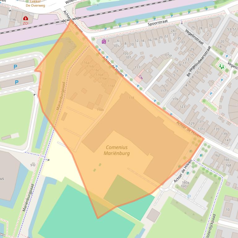 Kaart van postcodegebied 8933CR.