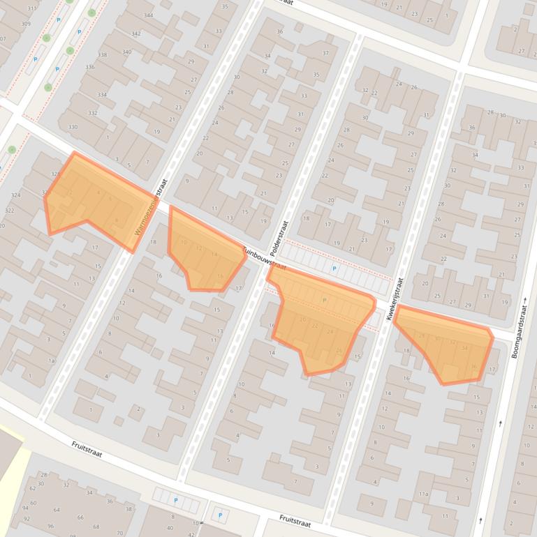 Kaart van postcodegebied 8933ES.