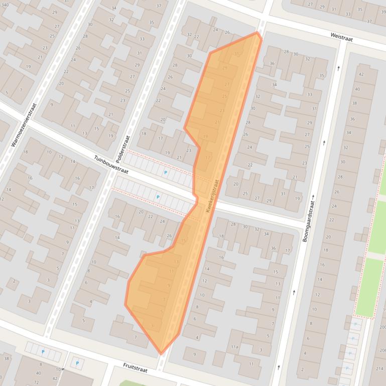 Kaart van postcodegebied 8933EZ.