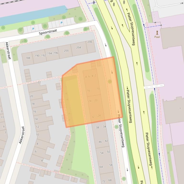 Kaart van postcodegebied 8933GD.