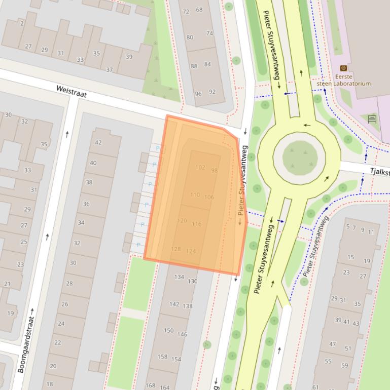 Kaart van postcodegebied 8933GH.