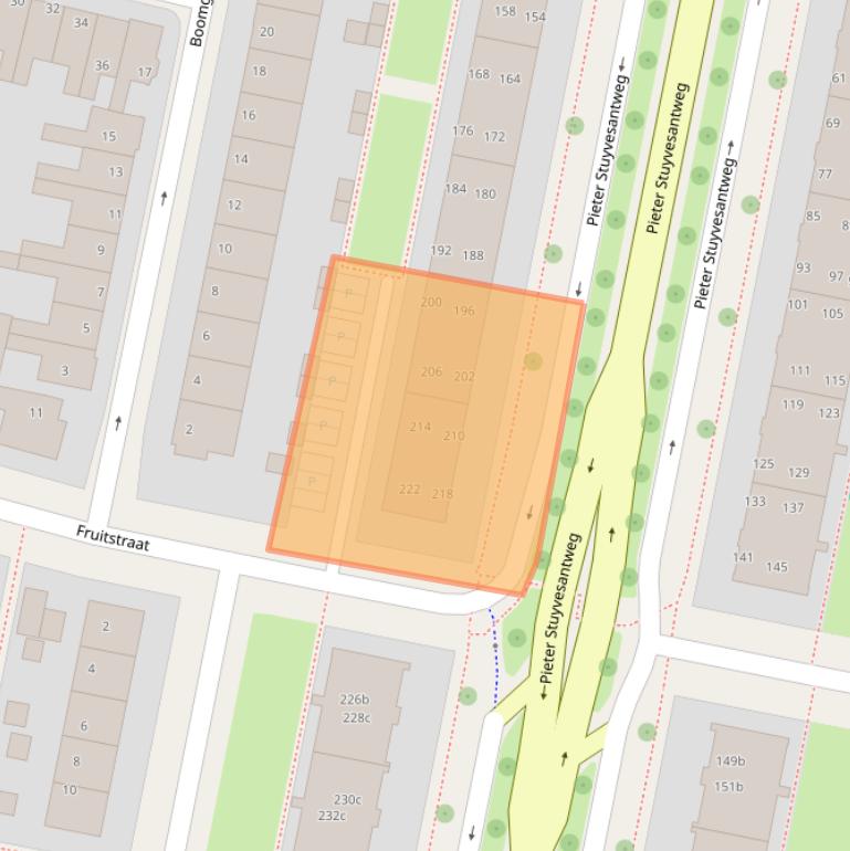 Kaart van postcodegebied 8933GL.