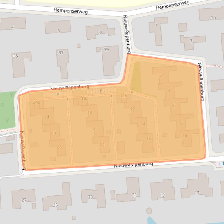 Kaart van postcodegebied 8935BH.