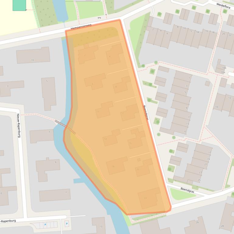 Kaart van postcodegebied 8935BK.