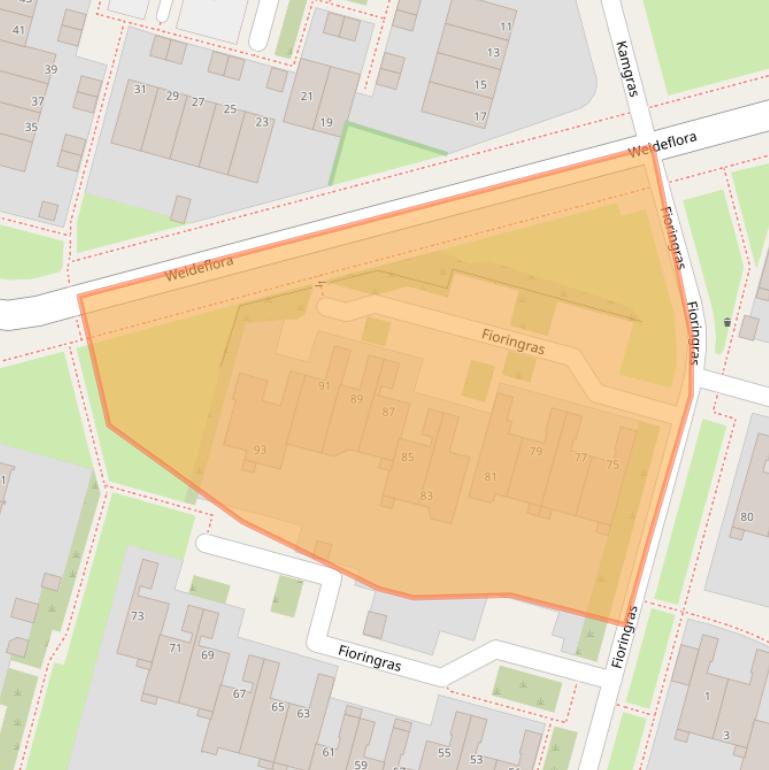 Kaart van postcodegebied 8935BR.