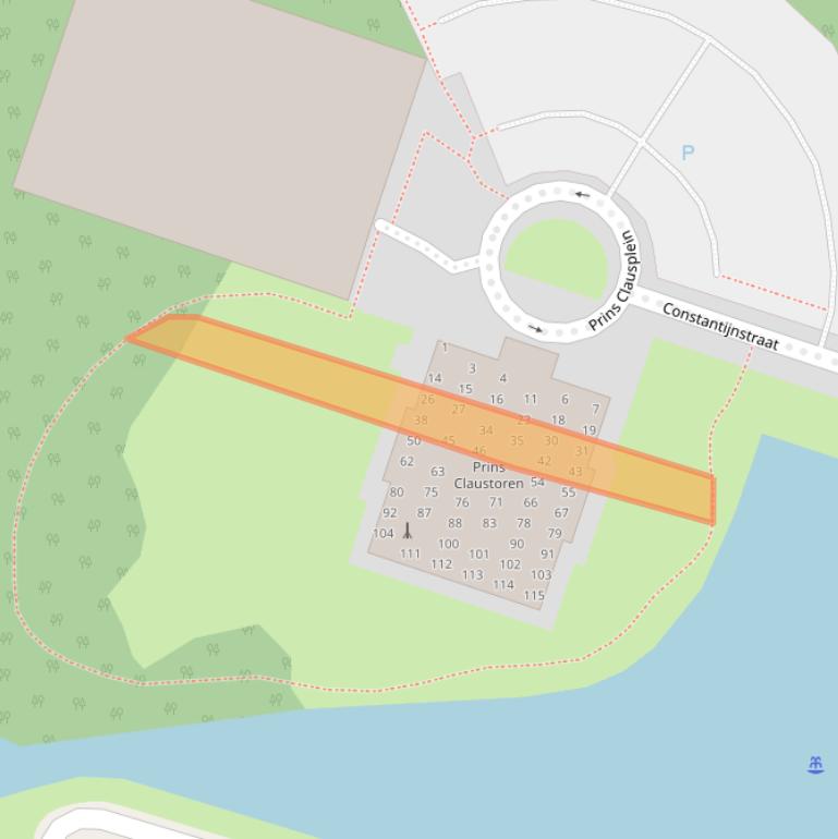 Kaart van postcodegebied 8935DB.