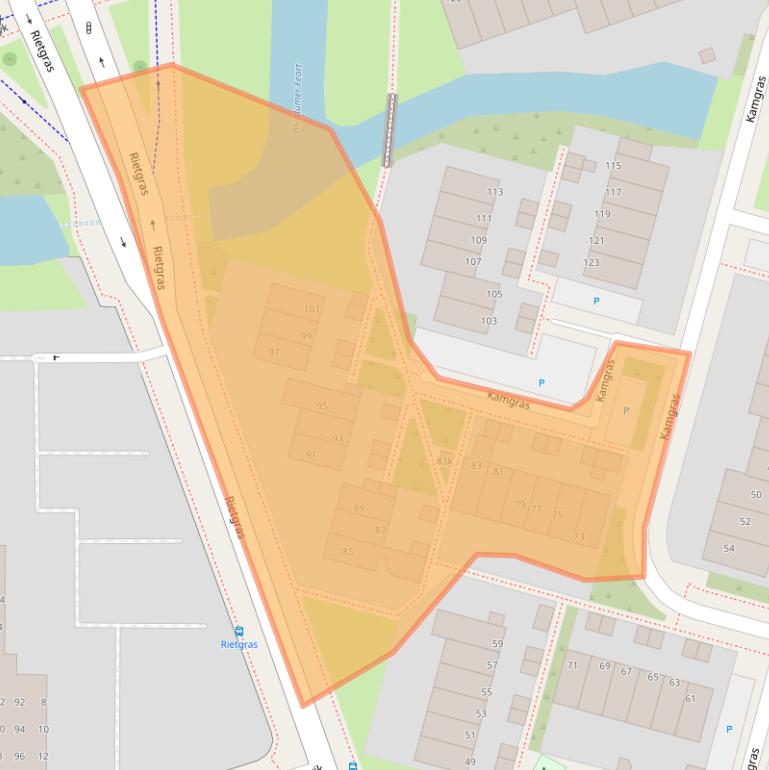 Kaart van postcodegebied 8935ED.