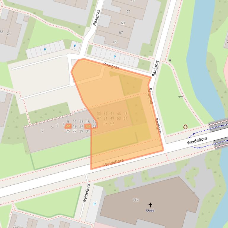 Kaart van postcodegebied 8935ET.