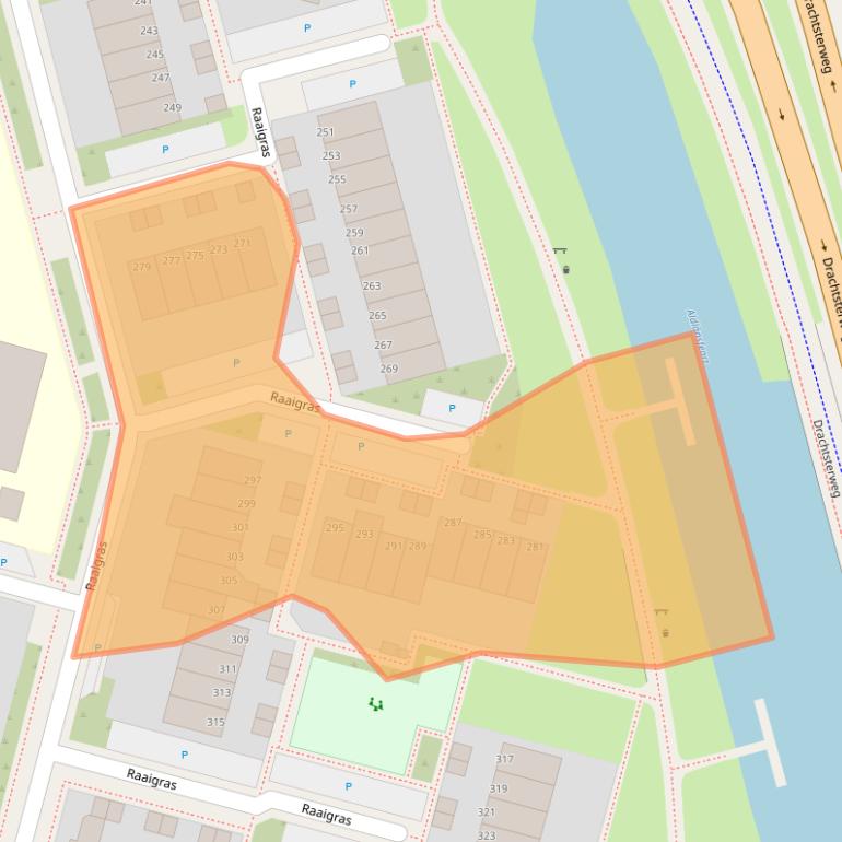 Kaart van postcodegebied 8935GD.