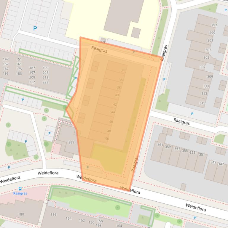 Kaart van postcodegebied 8935GJ.