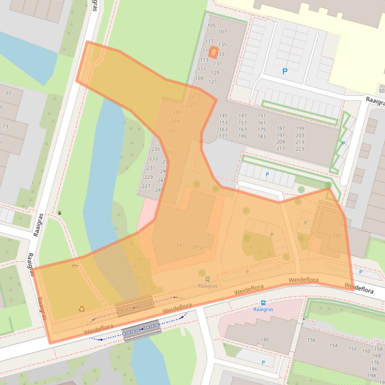 Kaart van postcodegebied 8935GR.