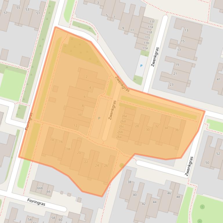 Kaart van postcodegebied 8935HC.