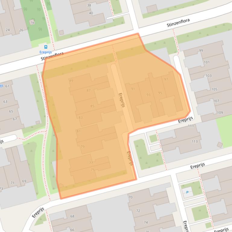 Kaart van postcodegebied 8935JD.