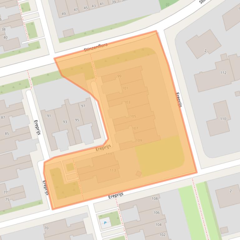 Kaart van postcodegebied 8935JE.