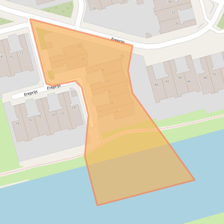 Kaart van postcodegebied 8935JH.