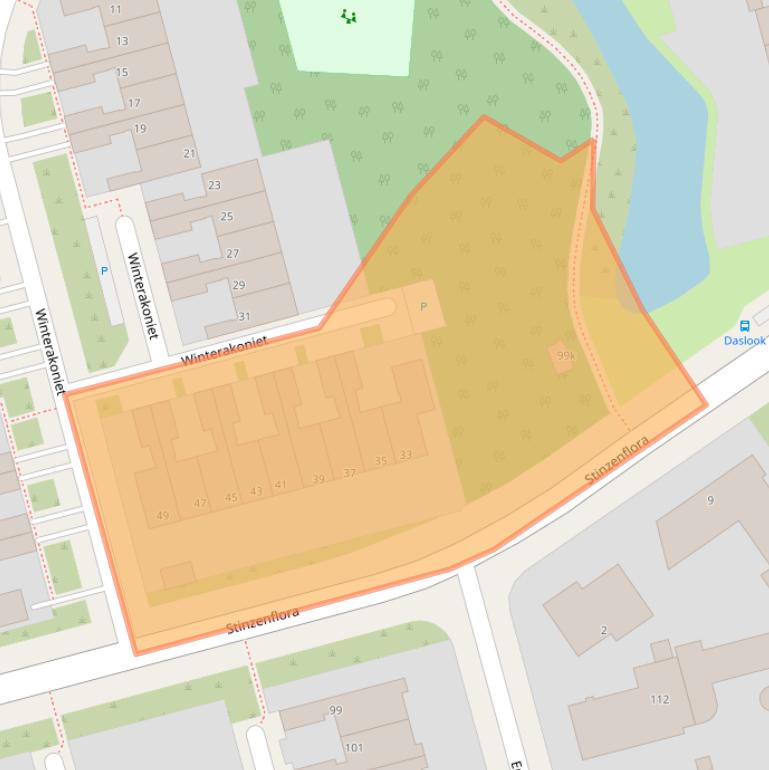 Kaart van postcodegebied 8935JN.