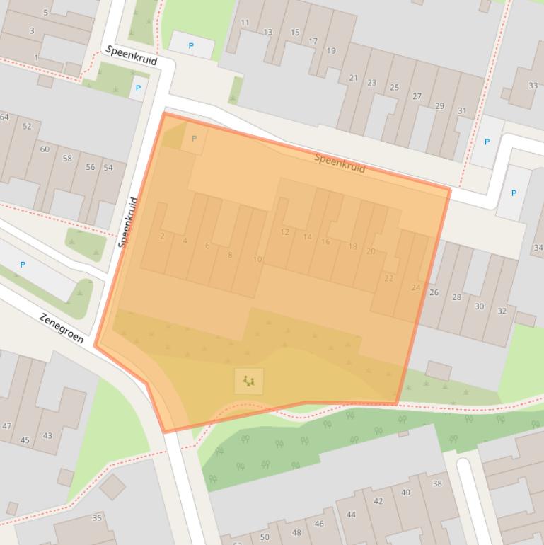 Kaart van postcodegebied 8935JV.