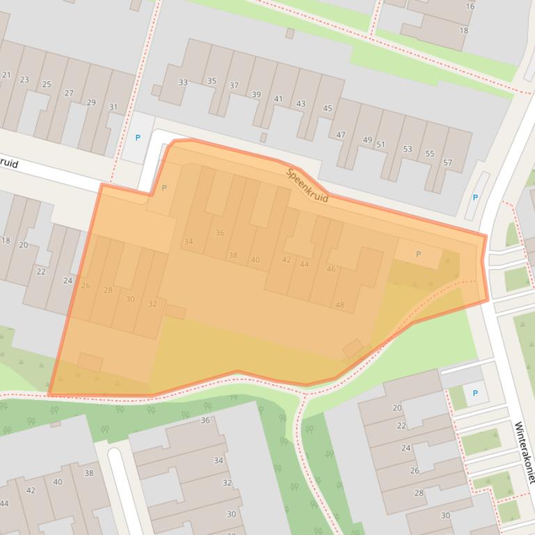 Kaart van postcodegebied 8935JW.