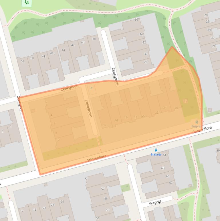 Kaart van postcodegebied 8935KK.