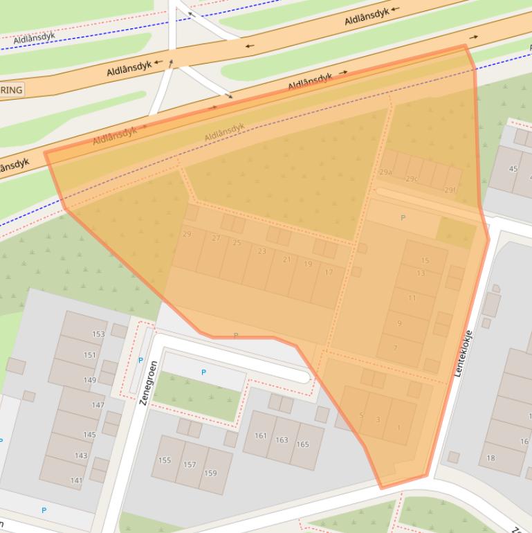 Kaart van postcodegebied 8935KR.