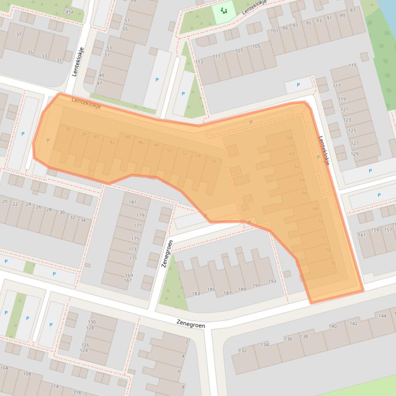 Kaart van postcodegebied 8935KZ.