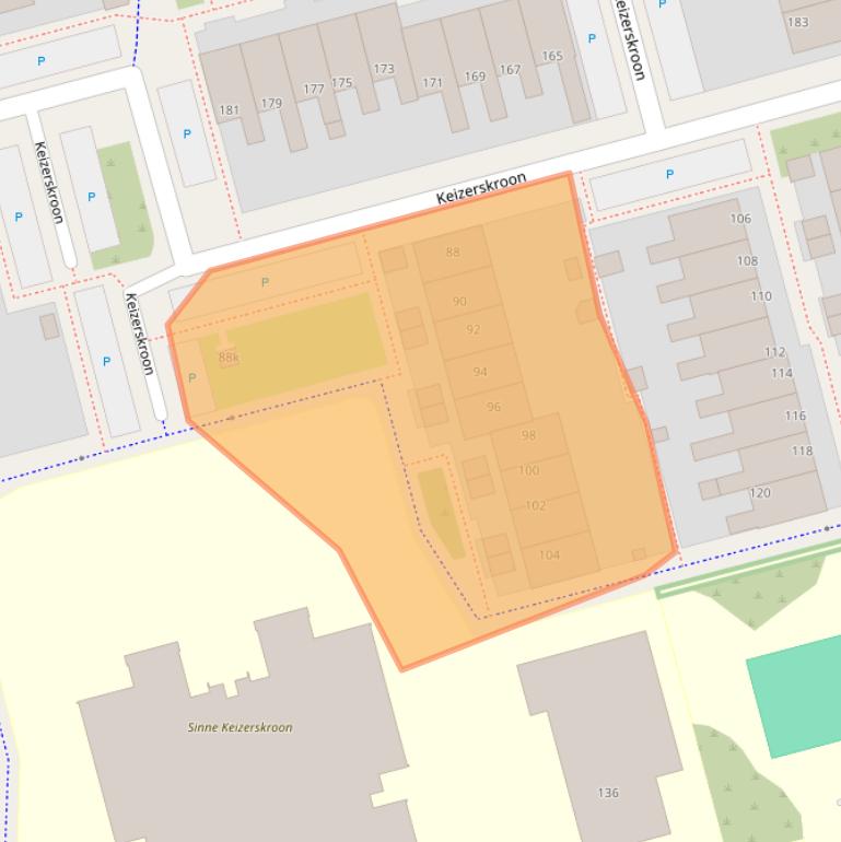 Kaart van postcodegebied 8935LX.