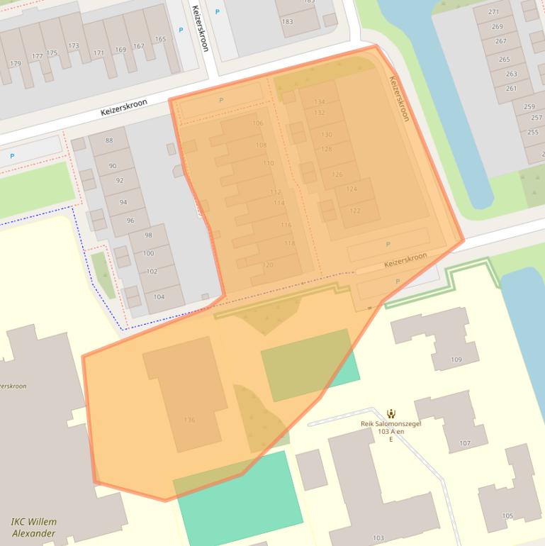 Kaart van postcodegebied 8935LZ.