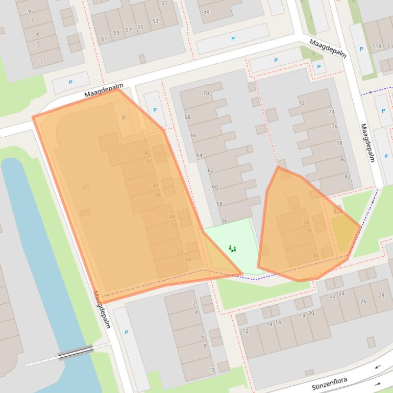 Kaart van postcodegebied 8935ND.