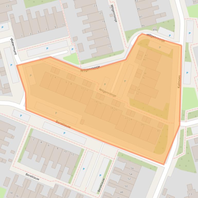 Kaart van postcodegebied 8935NS.