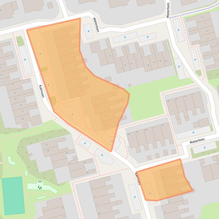 Kaart van postcodegebied 8935PA.