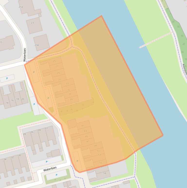Kaart van postcodegebied 8935PE.