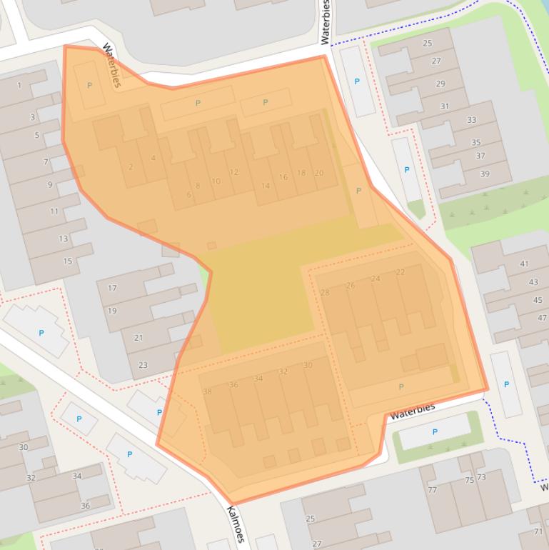 Kaart van postcodegebied 8935PH.