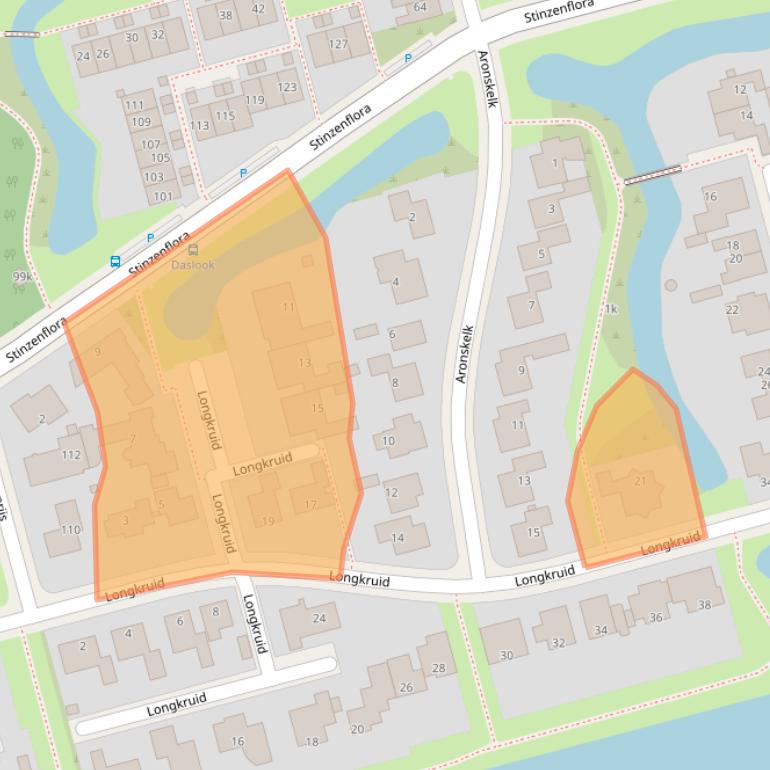 Kaart van postcodegebied 8935PM.