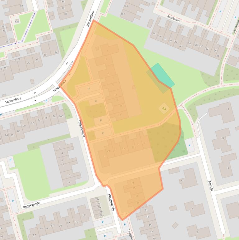 Kaart van postcodegebied 8935PN.